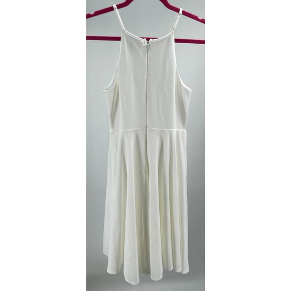 LULU'S SZ S Irresistible Charm White Midi Halter Skaker Dress NEW B100 - Picture 4 of 8